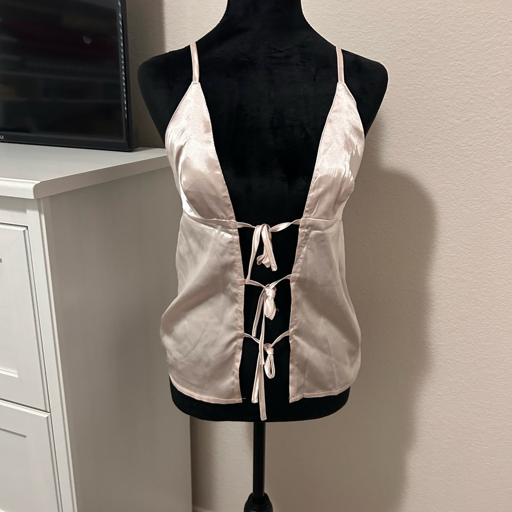 SHEIN Teens Tan Top